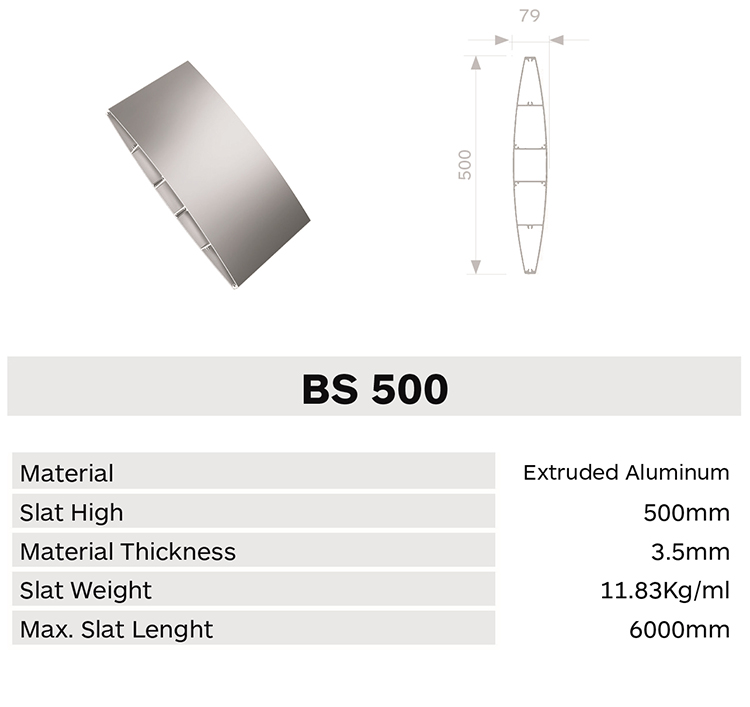 Caracteristica lama BS500