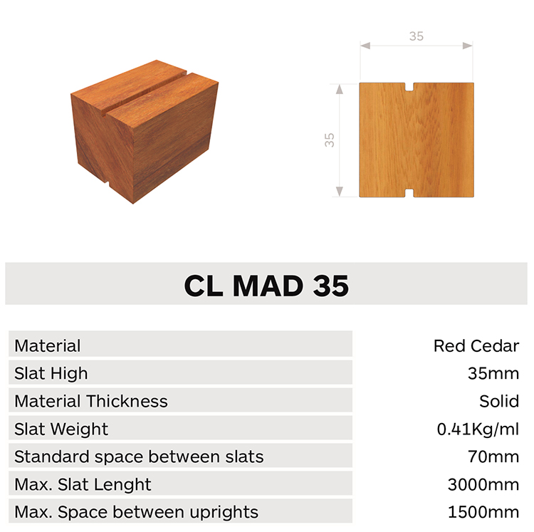 Caracteristica lama clmad35