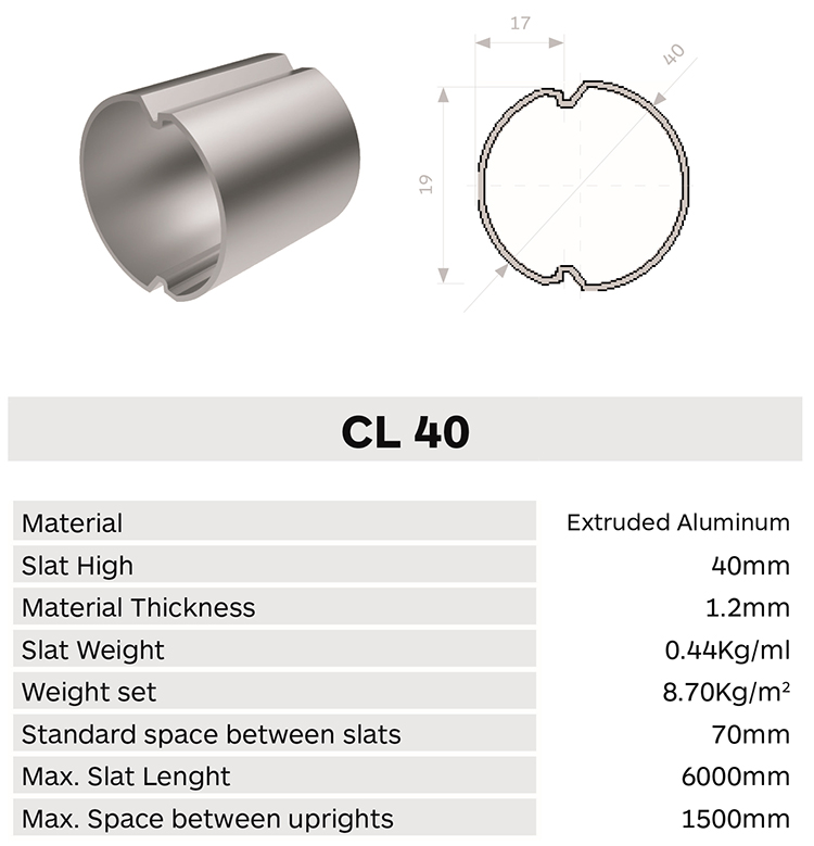 Caracteristica lama cl40