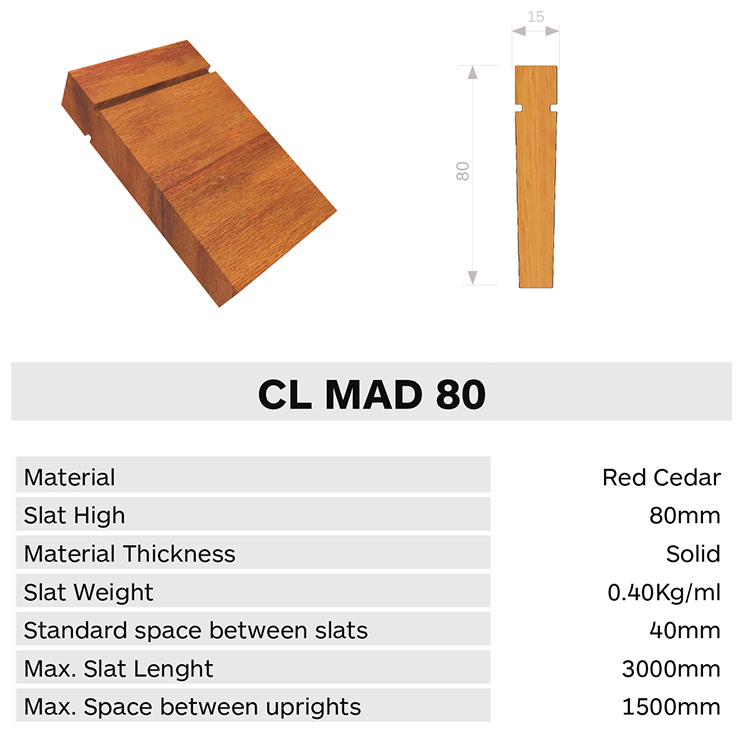 Caracteristica lama clmad80