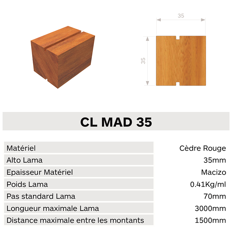 Caracteristica lama clmad35