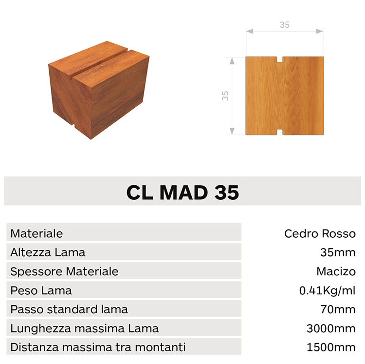 Caracteristica lama clmad35