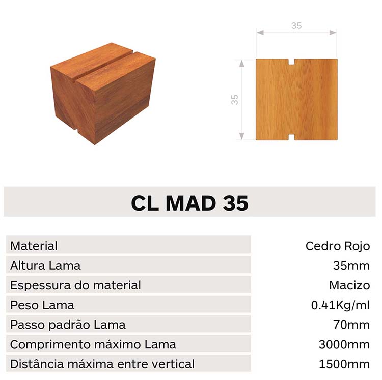 Caracteristica lama clmad35