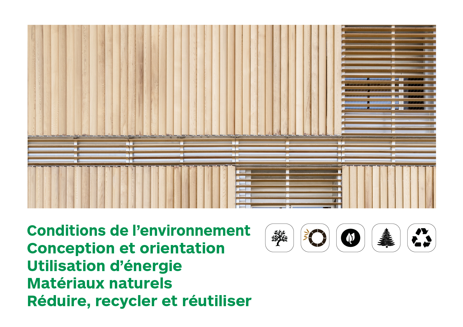 Certaines techniques et piliers de base de l'architecture durable. Infografia 2. Enero 2020 Gradhermetic