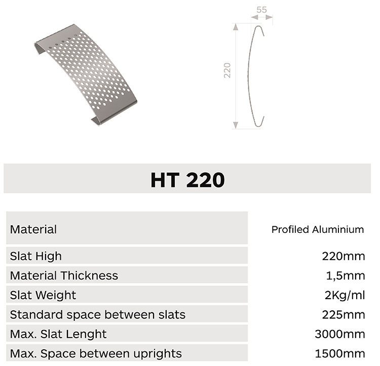 Caracteristica lama HT220