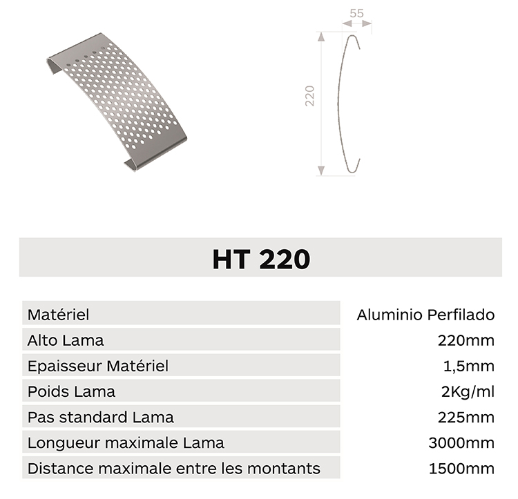 Caracteristica lama HT220