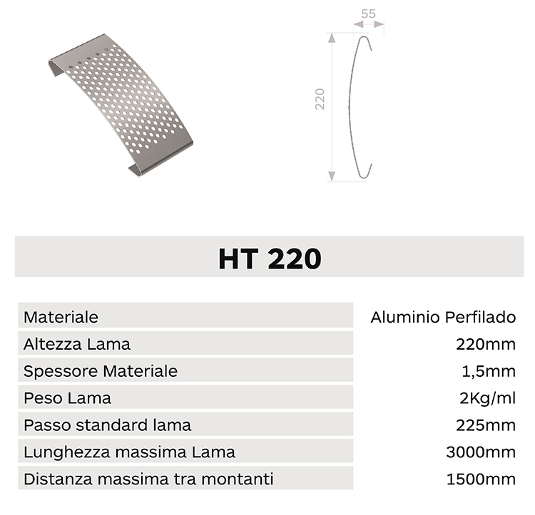 Caracteristica lama HT220