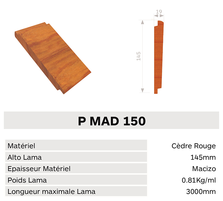 Caracteristica lama pmad150