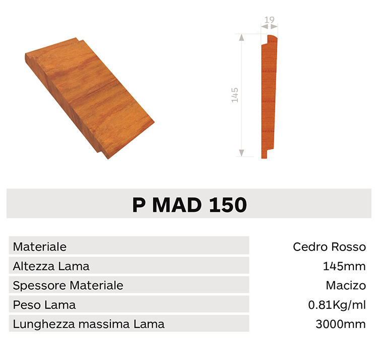 Caracteristica lama pmad150