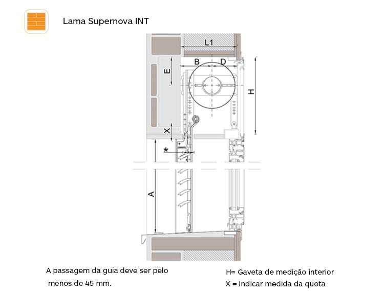 Seccion enrollamiento obra supernova interior