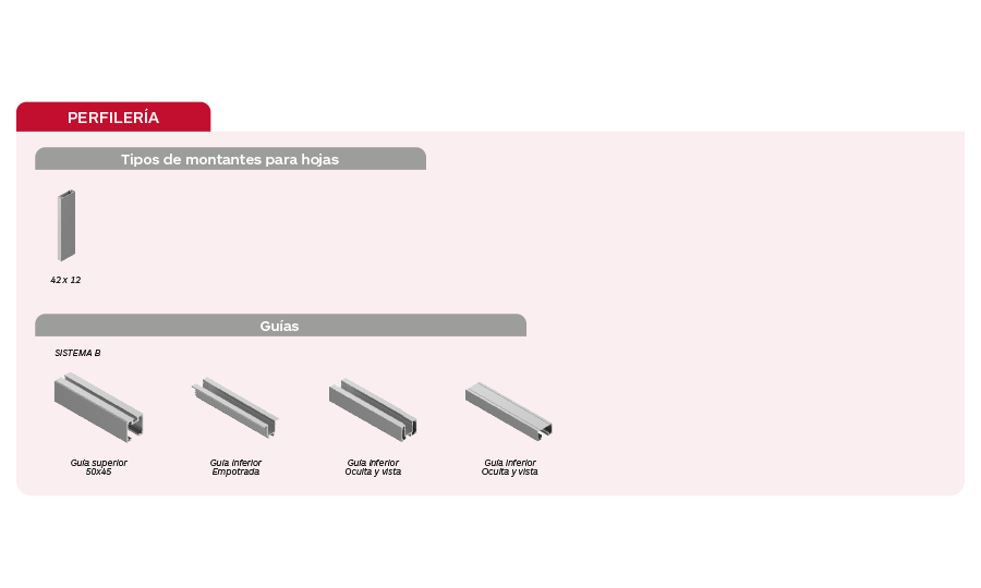 ​​Perfileria lama celosías de aluminio extruido Gradpanel Serie T 10 de  Gradhermetic