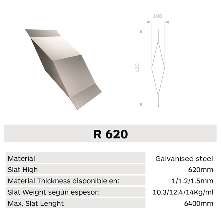 Caracteristica lama R620