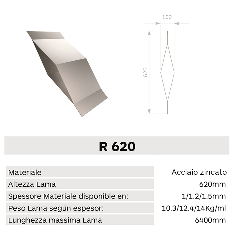 Caracteristica lama R620