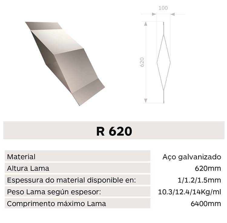 Caracteristica lama R620