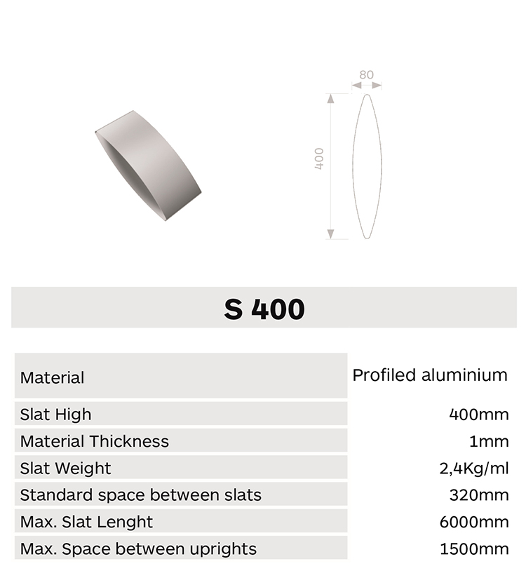 Caracteristica lama S400