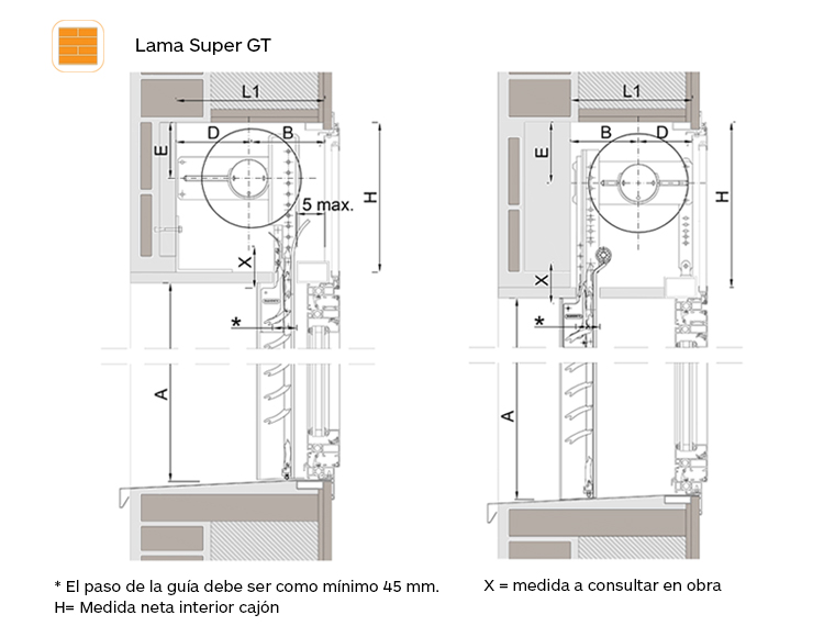 Seccion enrollamiento obra Super Gt