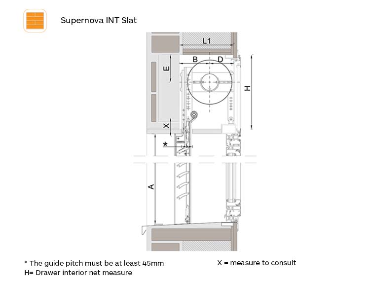 Seccion enrollamiento obra supernova interior