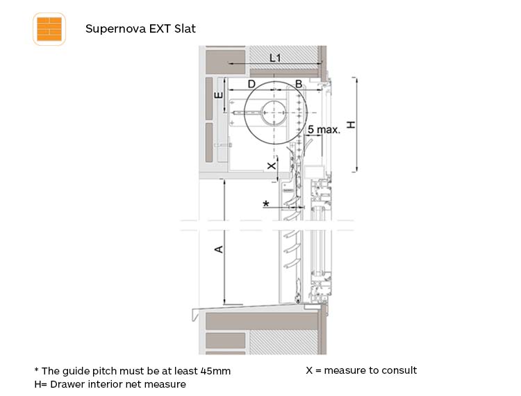 Seccion enrollamiento obra supernova exterior