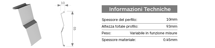 Tende alla veneziana con lamelle orientabili Gradstor 90. Caratteristiche Lama